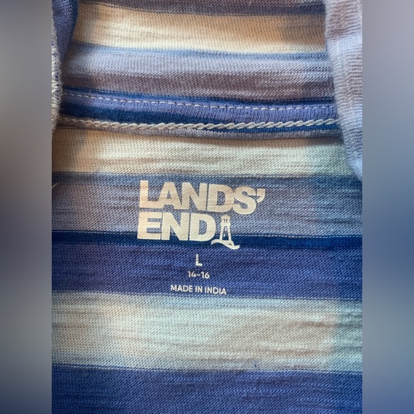 Lands’ End cotton hoodie size Large 14/16 - Picture 6 of 7